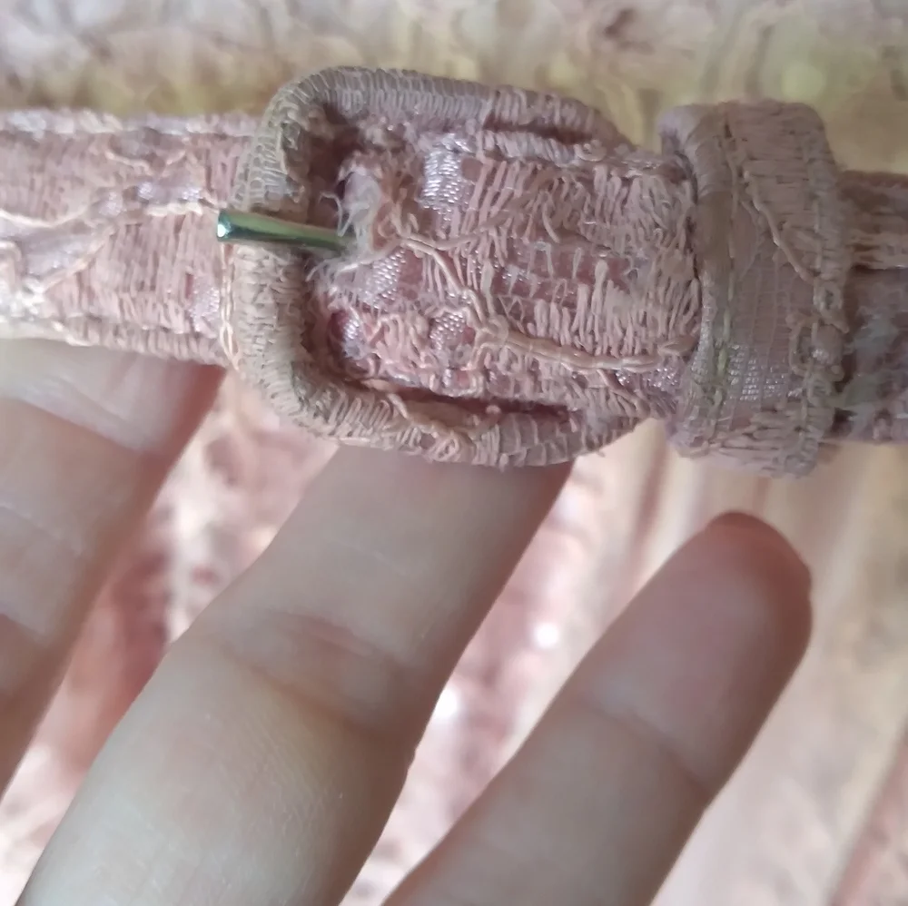 Vintage 1950's Dusty Pink Dress - Picture 5 of 6